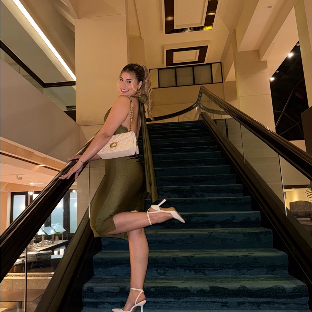 Windsor Olive Midi Dress